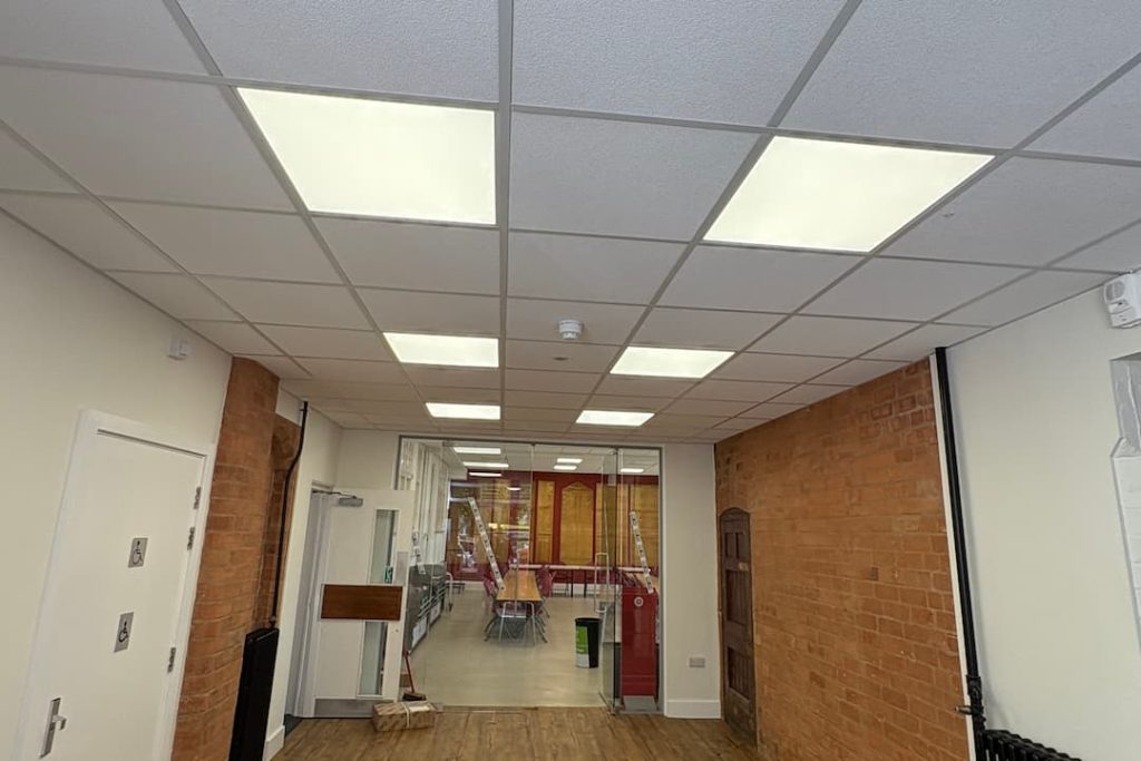 Lighting installed at school
